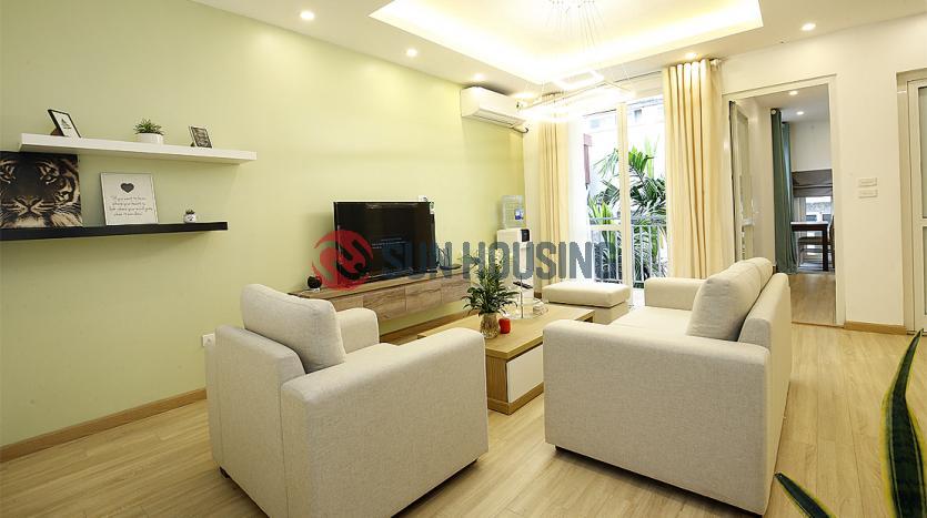 Brand new and tidy two bedroom apartment Xuan Dieu street, Hanoi