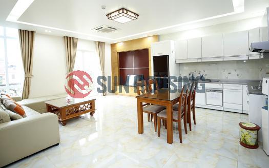 Large balcony apartment for rent in Tay Ho Hanoi, 2 bedrooms