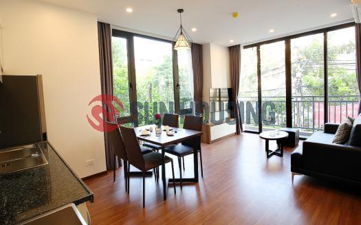 Bright with 2 balconies 01-bed serviced apartment Westlake Hanoi