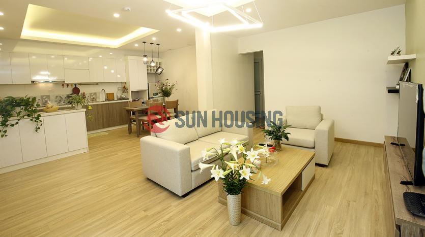 Brand new and tidy two bedroom apartment Xuan Dieu street, Hanoi