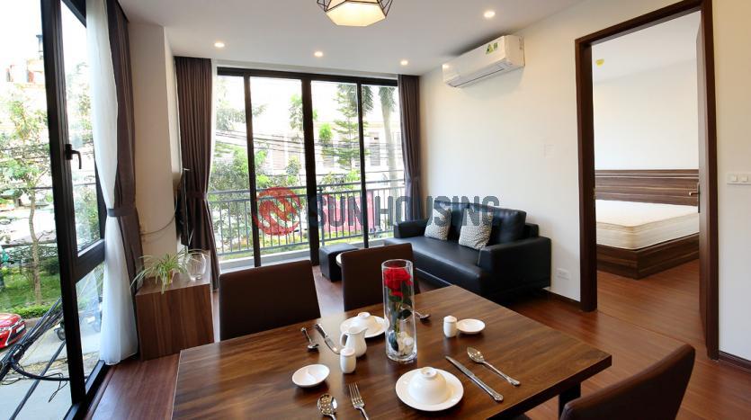 Bright with 2 balconies 01-bed serviced apartment Westlake Hanoi