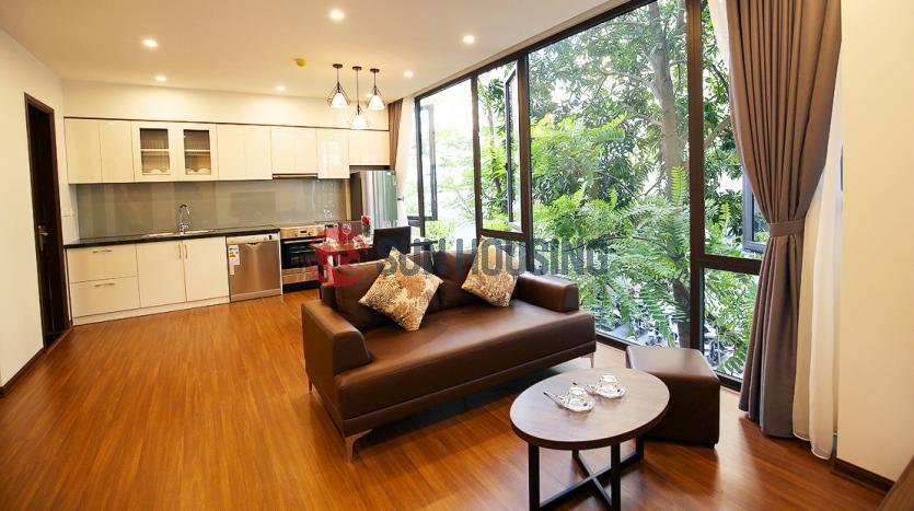 Brand-new 1 bedroom apartment for rent in Tay Ho Westlake