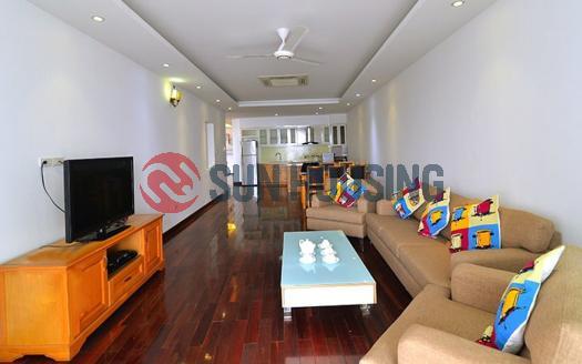 Lake view serviced 3 bedroom apartment Westlake Hanoi for rent