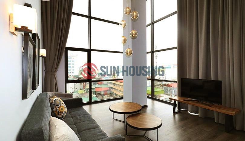 Brand new and modern Duplex apartment for rent in Dong Da