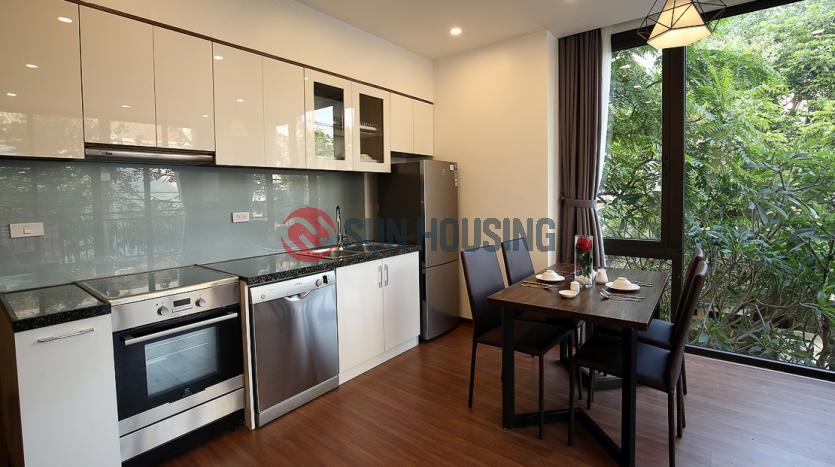 Bright with 2 balconies 01-bed serviced apartment Westlake Hanoi