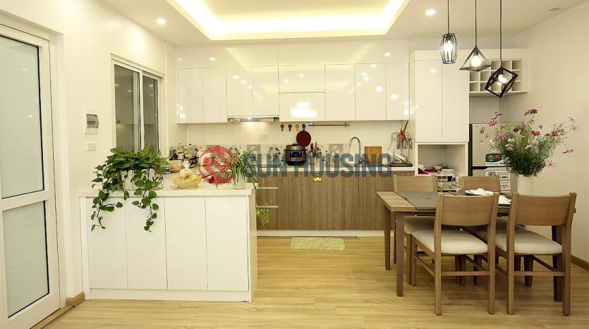 Brand new and tidy two bedroom apartment Xuan Dieu street, Hanoi