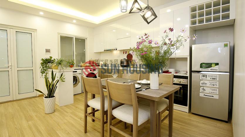 Brand new and tidy two bedroom apartment Xuan Dieu street, Hanoi