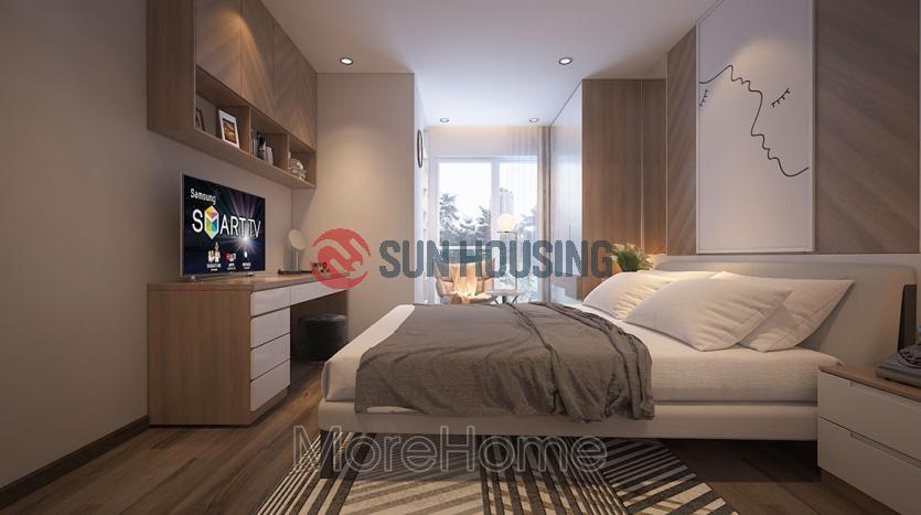 Low floor 2-bedroom apartment for rent in Ciputra Hanoi