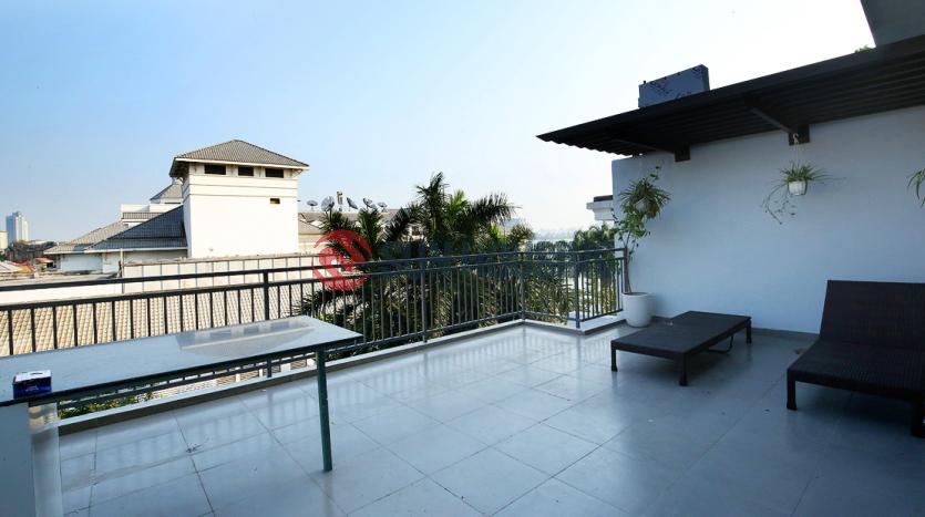 5F 02 br serviced apartment Westlake Hanoi with sunbathing lounges