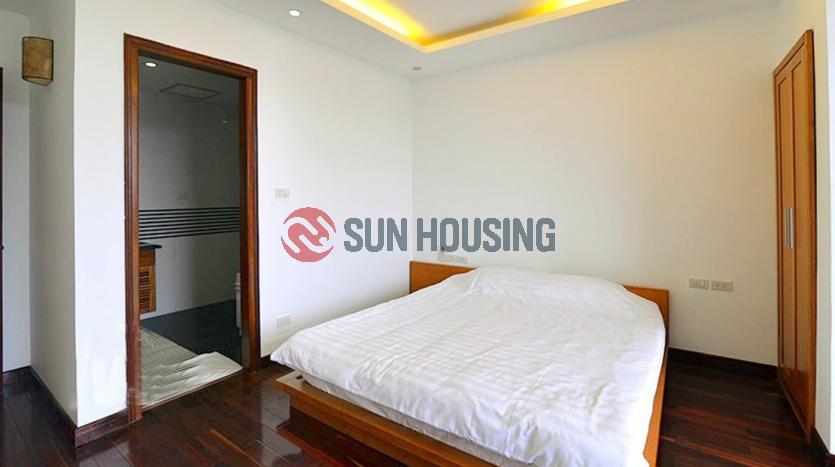 Lake view serviced 3 bedroom apartment Westlake Hanoi for rent