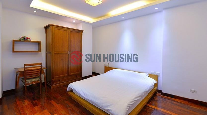 Lake view serviced 3 bedroom apartment Westlake Hanoi for rent