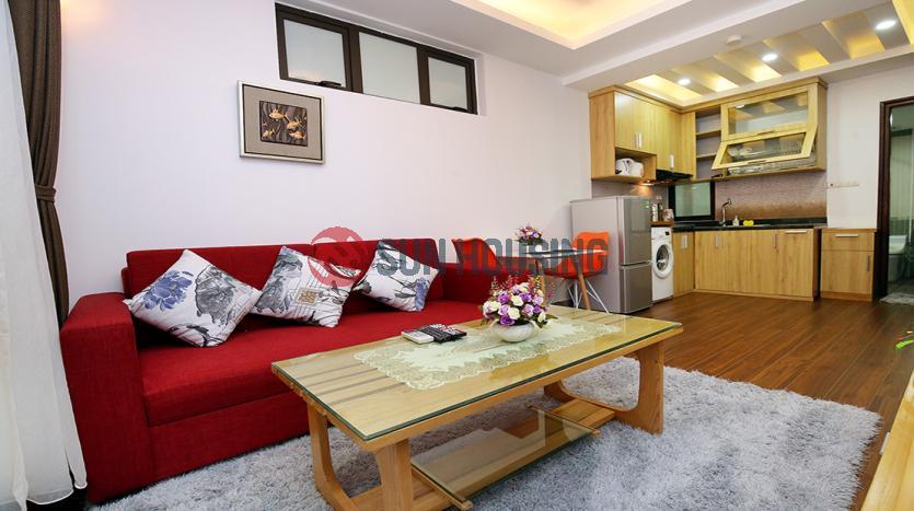 Well-arranged serviced apartment in Ba Dinh with balcony