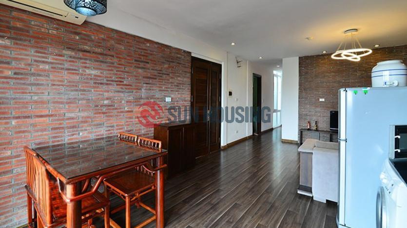 Spacious one bedroom apartment with open view in West Lake, Hanoi