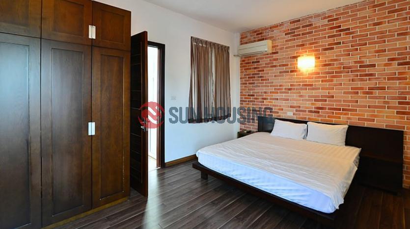 Spacious one bedroom apartment with open view in West Lake, Hanoi