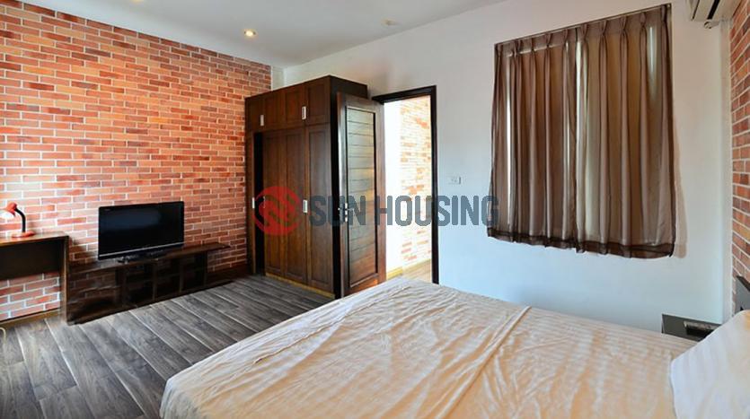 Spacious one bedroom apartment with open view in West Lake, Hanoi