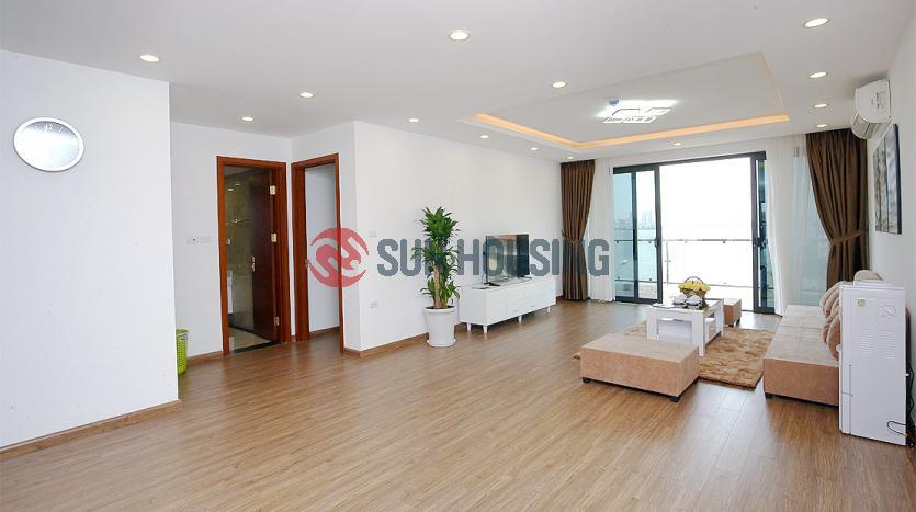 Brand new three bedroom apartment with lake view in Xuan Dieu street