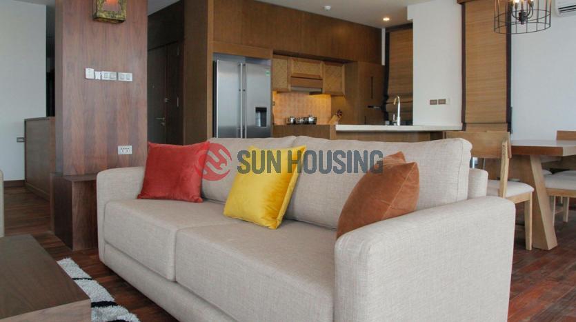 Extremely beautiful three bedroom apartment, face to the Westlake Hanoi