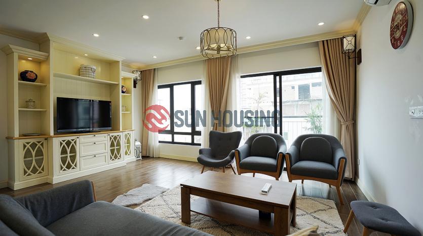 Modern design one bedroom apartment with big balcony in Tay Ho