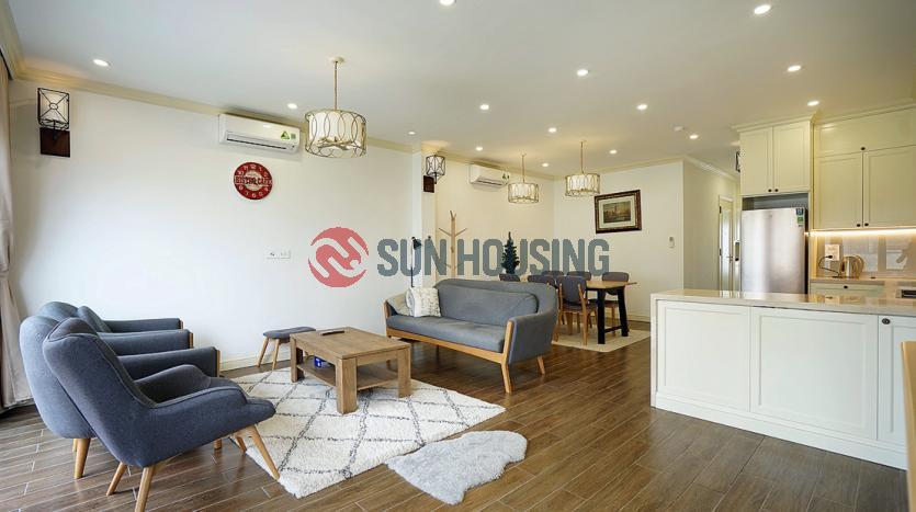 Modern design one bedroom apartment with big balcony in Tay Ho