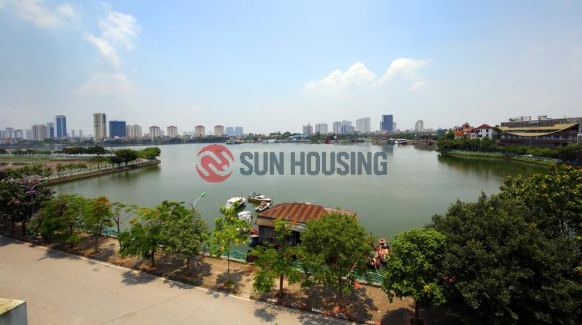 Lake-view Tay Ho house for rent in Westlake with Swimming pool