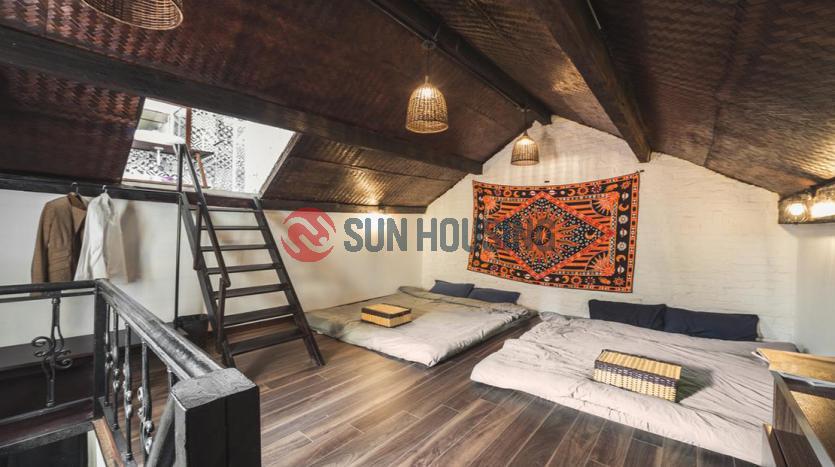 Duplex serviced apartment in Hoan Kiem Hanoi, in attic