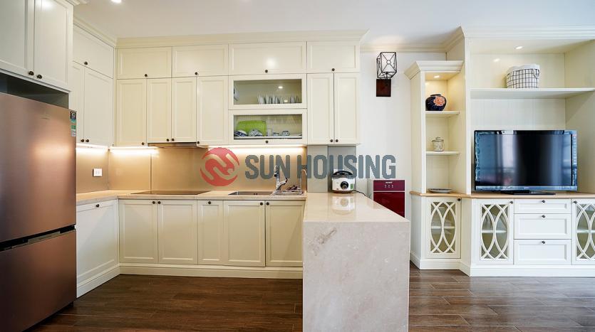 Modern design one bedroom apartment with big balcony in Tay Ho