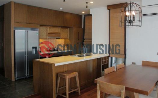 Extremely beautiful three bedroom apartment, face to the Westlake Hanoi