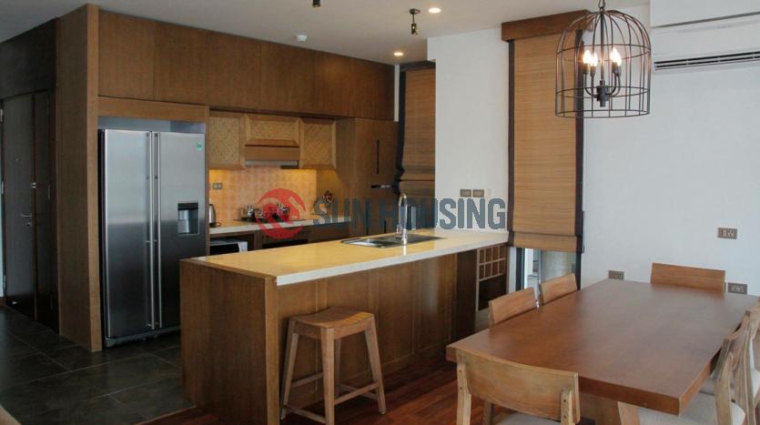 Extremely beautiful three bedroom apartment, face to the Westlake Hanoi