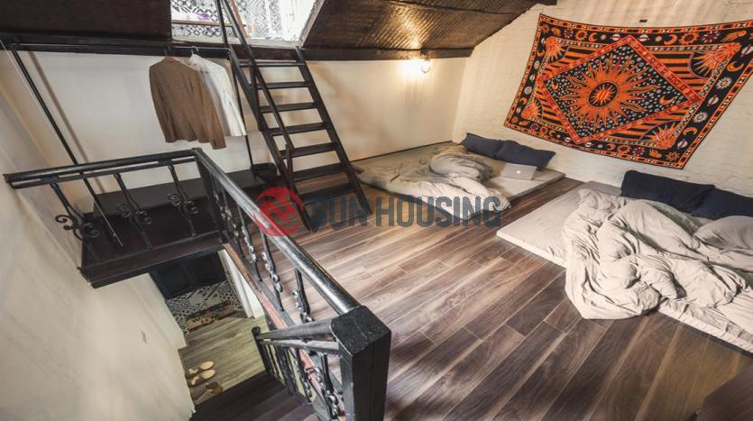 Duplex serviced apartment in Hoan Kiem Hanoi, in attic