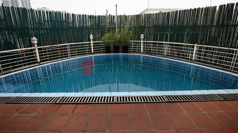 Center location Tay Ho Westlake house for rent | Rooftop swimming pool