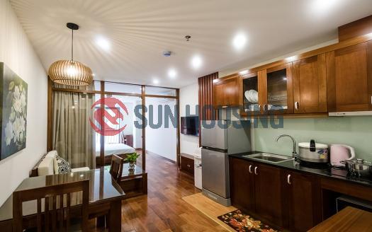 Serviced one bedroom apartment for rent in Ba Dinh, Hanoi