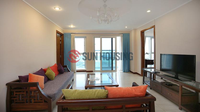 Airy 03 bedroom apartment from the high floor in L Building, Ciputra