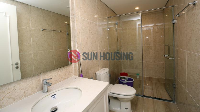 Newly apartment three bedrooms in Xuan Dieu Street, white furniture