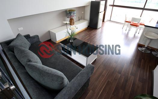 Lake view 1-bedroom serviced apartment for rent in Tay Ho.