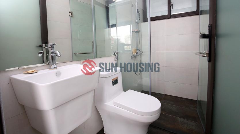 Lake view 1-bedroom serviced apartment for rent in Tay Ho.