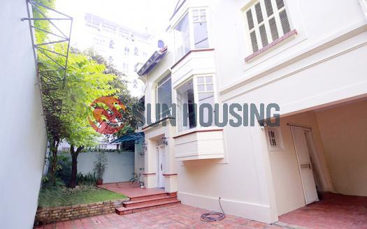 Bright Tay Ho house for rent, 4 bedrooms, yard + garden | Good location