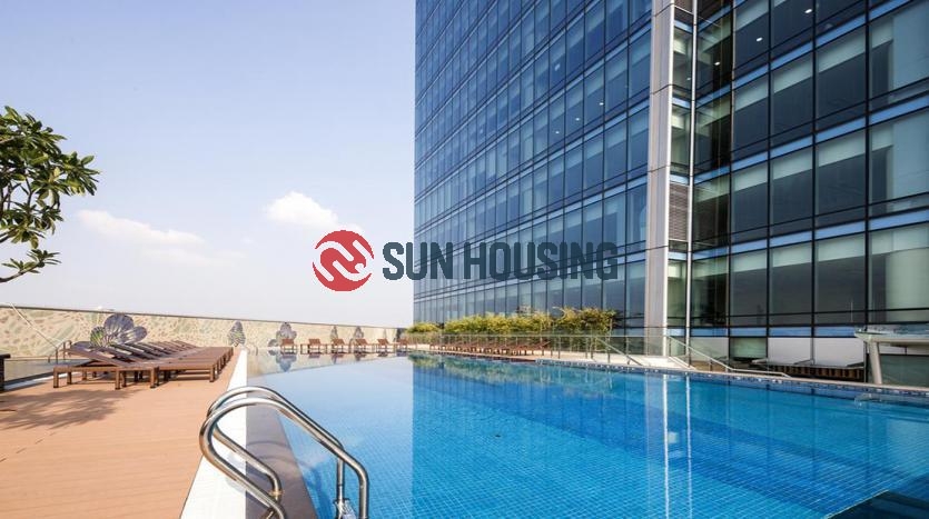Touch-of-luxury three-bedroom apartment in Lotte Tower, Ba Dinh, Hanoi