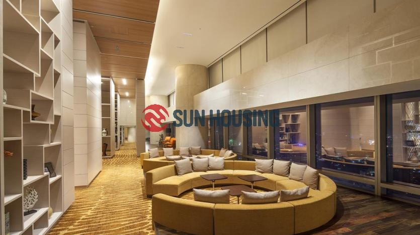 Touch-of-luxury three-bedroom apartment in Lotte Tower, Ba Dinh, Hanoi