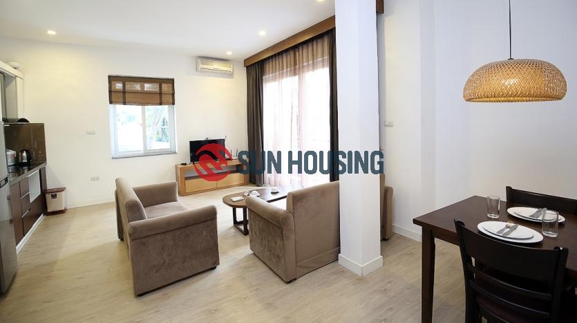 Ideal 1 bedroom apartment in main street To Ngoc Van, Tay Ho Hanoi
