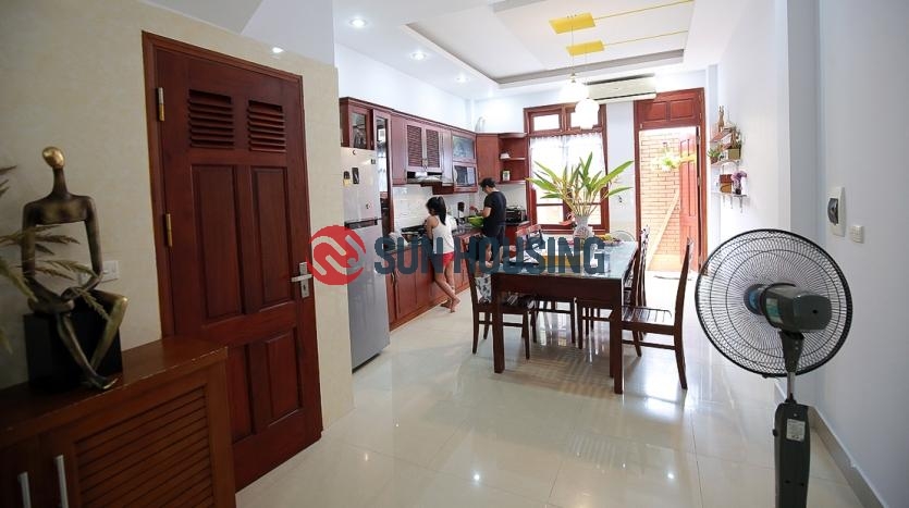 Newly Tay Ho 4-bedroom house for rent in Dang Thai Mai