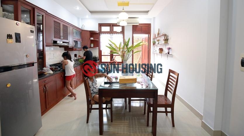 Newly Tay Ho 4-bedroom house for rent in Dang Thai Mai