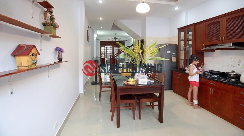 Newly Tay Ho 4-bedroom house for rent in Dang Thai Mai