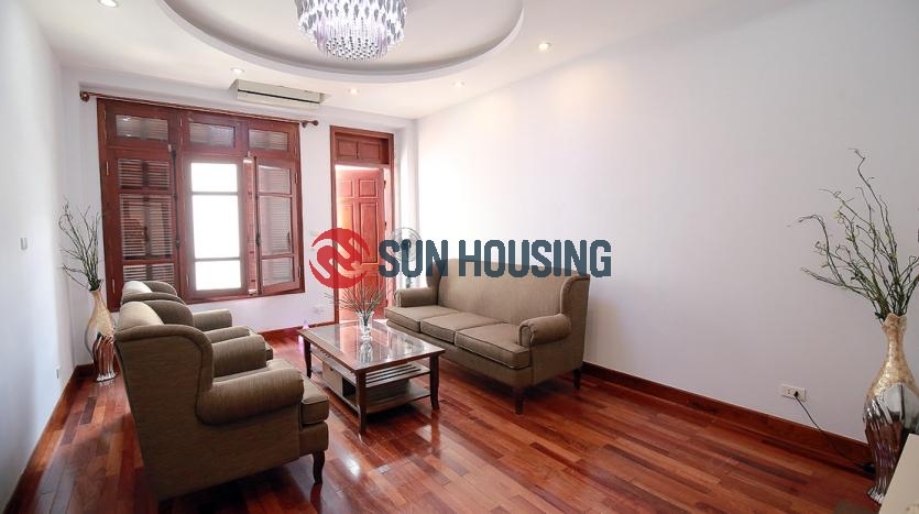 Newly Tay Ho 4-bedroom house for rent in Dang Thai Mai