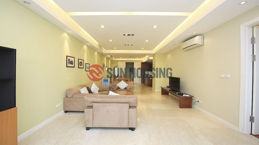 A great flat in Ciputra is for rent. 145m2 with two bedrooms. 