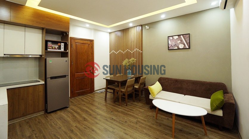 One bedroom available apartment in Xuan Dieu. Nice floor plan.