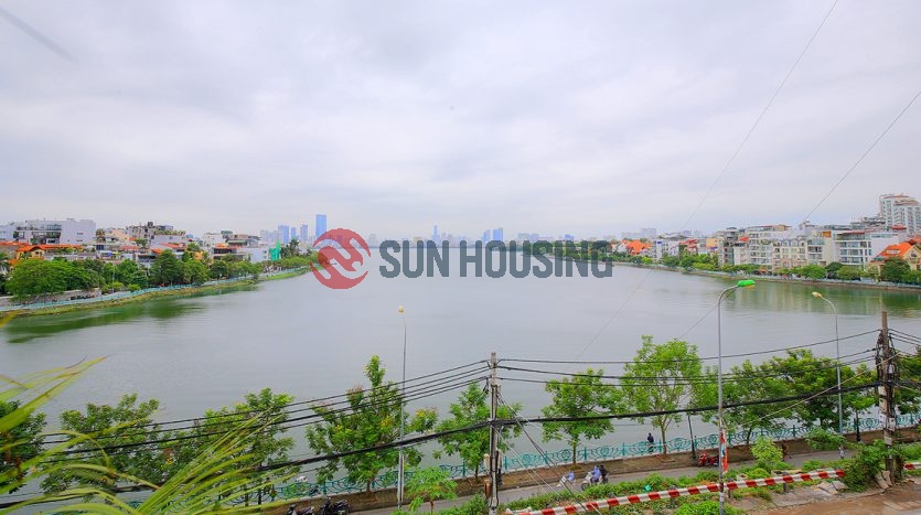 Unmatched views of Westlake from a large balcony. Apartment on Xuan Dieu.