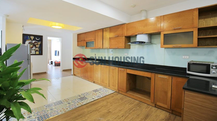 Central location with quick access to most areas of Hanoi. Three bedroom apartment in Tay Ho
