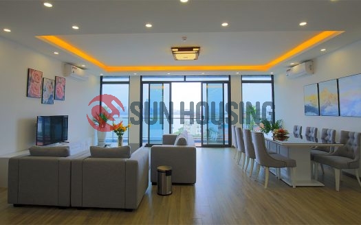 Serviced apartment in Tay Ho lake views 2 bedrooms for rent.