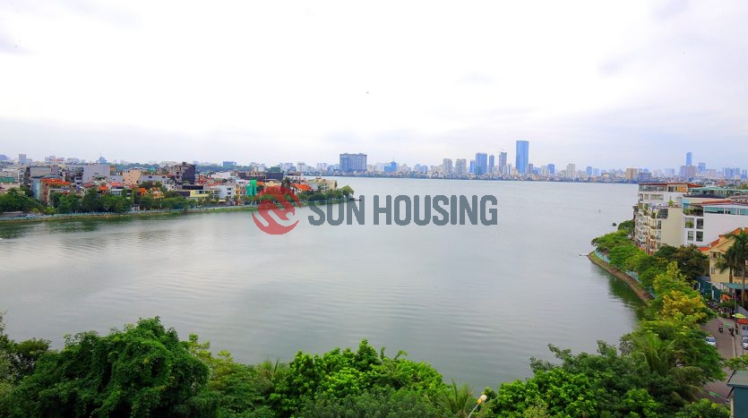 Serviced apartment in Tay Ho lake views 2 bedrooms for rent.