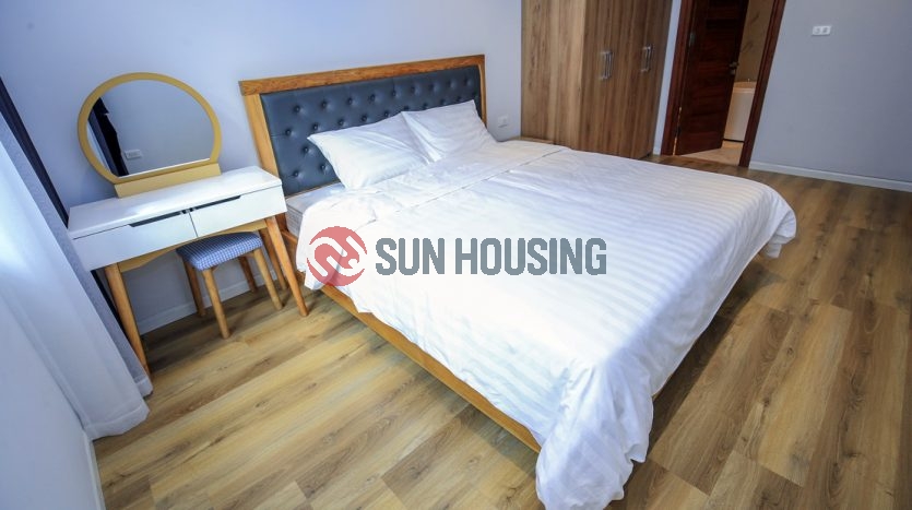 Green tree and quiet service apartment 2 bedrooms in Tu Hoa, Tay Ho for rent